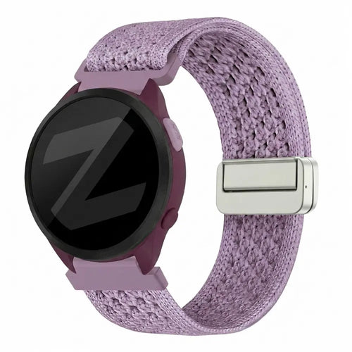 Bandz Garmin Forerunner 165 Vintage Nylon Strap (Light Purple)