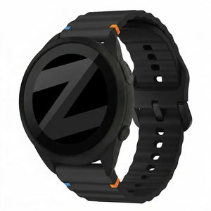 Bandz Garmin Forerunner 165 Silicone Strap 'Wave' (Black)