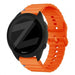 Bandz Bracelet silicone ondulé Garmin Forerunner 165 (orange)