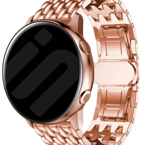 Bracelet acier 'Dragon' Amazfit Bip 3 (Pro) (rose or)