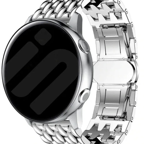 Bracelet acier 'Dragon' Amazfit Bip 3 (Pro) (argent)