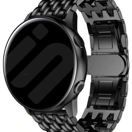 Bracelet acier 'Dragon' Amazfit Bip 3 (Pro) (noir)