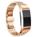 Bracelet acier dragon Fitbit Charge 4 (or rose)