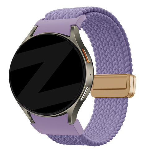Bandz Bracelet trensé 'Easy Fit' Samsung Galaxy Watch 6 - 44mm (lila)