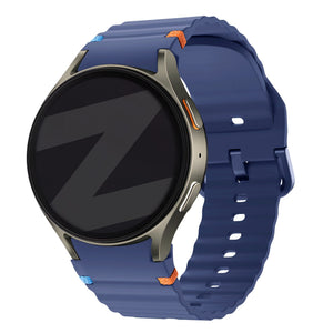 Bandz Bracelet Wave 'Easy Fit' Samsung Galaxy Watch 5 Pro (bleu foncé)