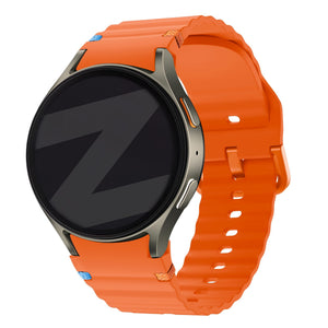 Bandz Bracelet Wave 'Easy Fit' Samsung Galaxy Watch FE (orange)