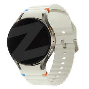 Bandz Samsung Galaxy Watch 7 - 40mm Wave Strap 'Easy Fit' (Starlight)