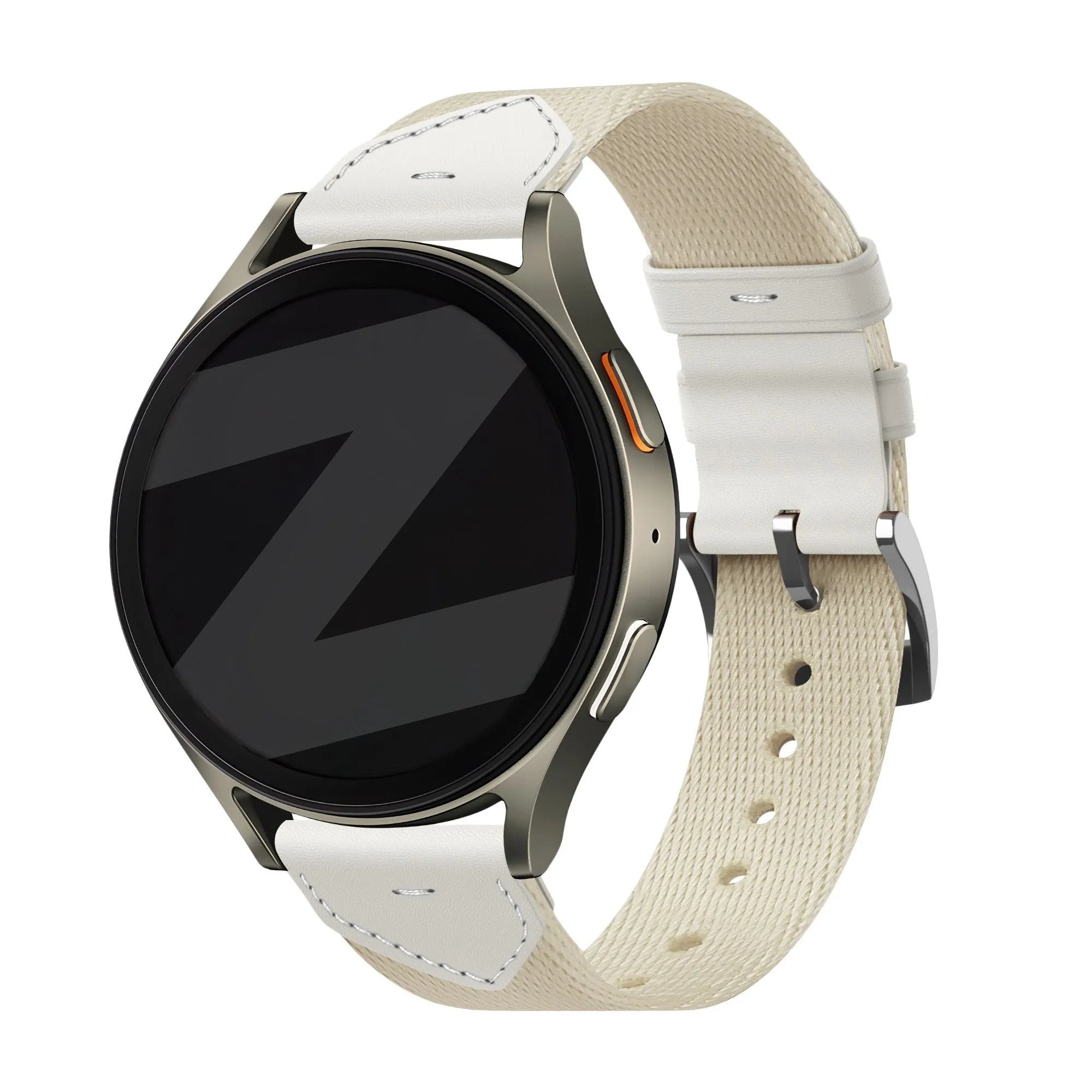 Bandz Bracelet cuir hybride 'Easy Fit' OnePlus Watch 3 - 43mm (lumière stellaire)