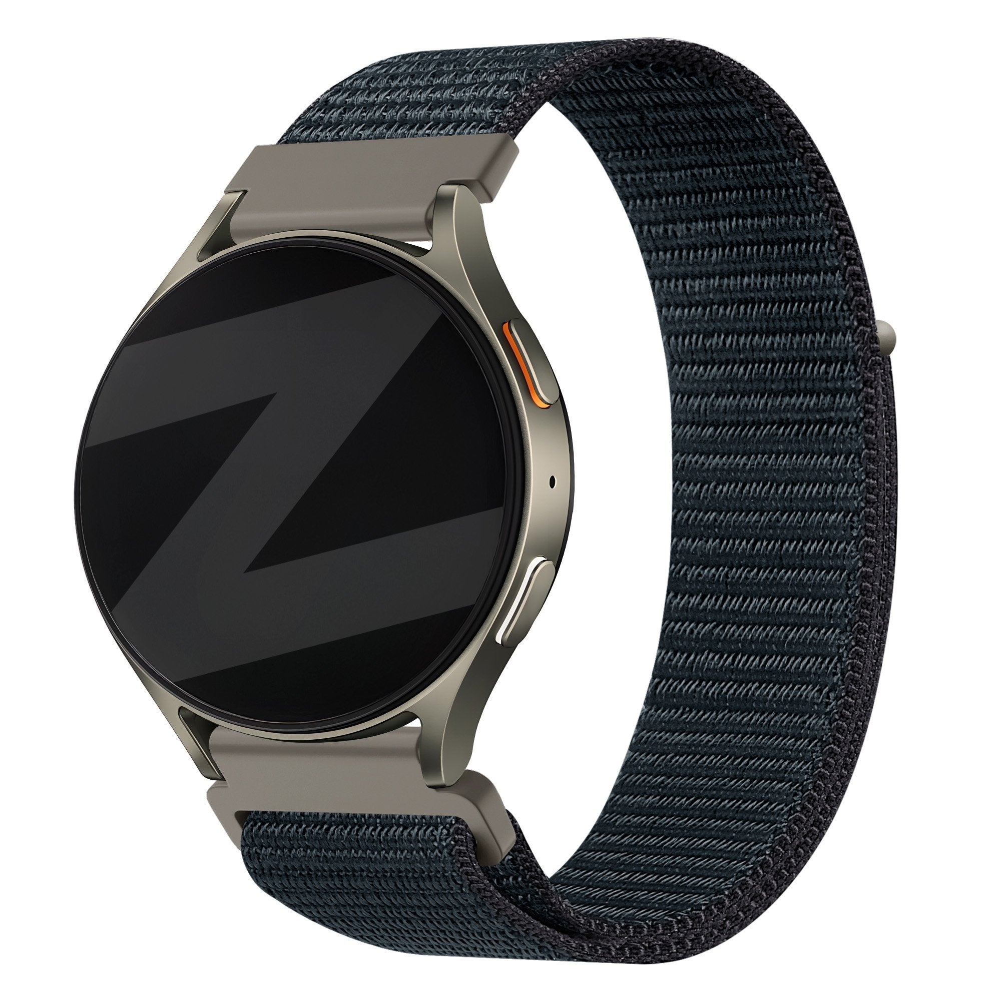 Bandz Bracelet nylon 'Easy Fit' Huawei Watch GT 3 42mm (bleu/gris