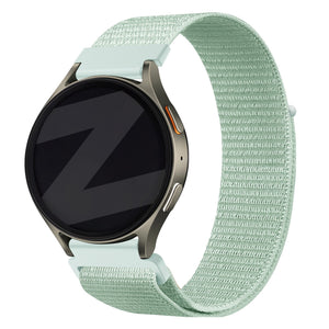 Bandz Bracelet nylon 'Easy Fit' Samsung Galaxy Watch 6 - 44mm (vert clair)