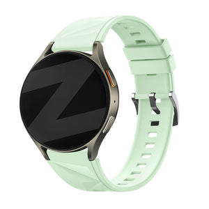 Bandz Bracelet silicone 'Easy Fit' Huawei Watch 5 - 42mm (vert clair)