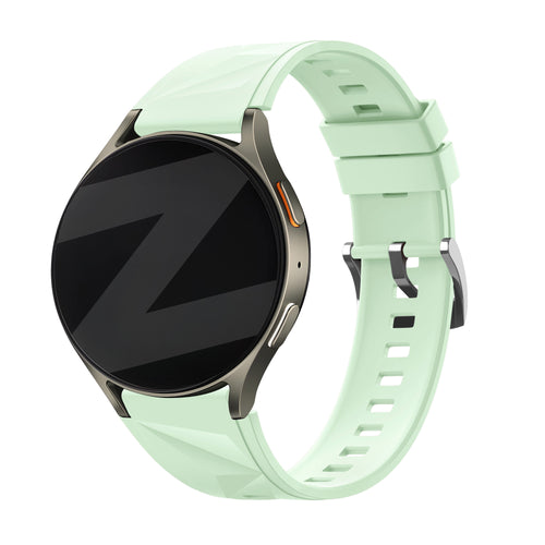 Bandz Bracelet silicone 'Easy Fit' Huawei Watch 5 - 42mm (vert clair)