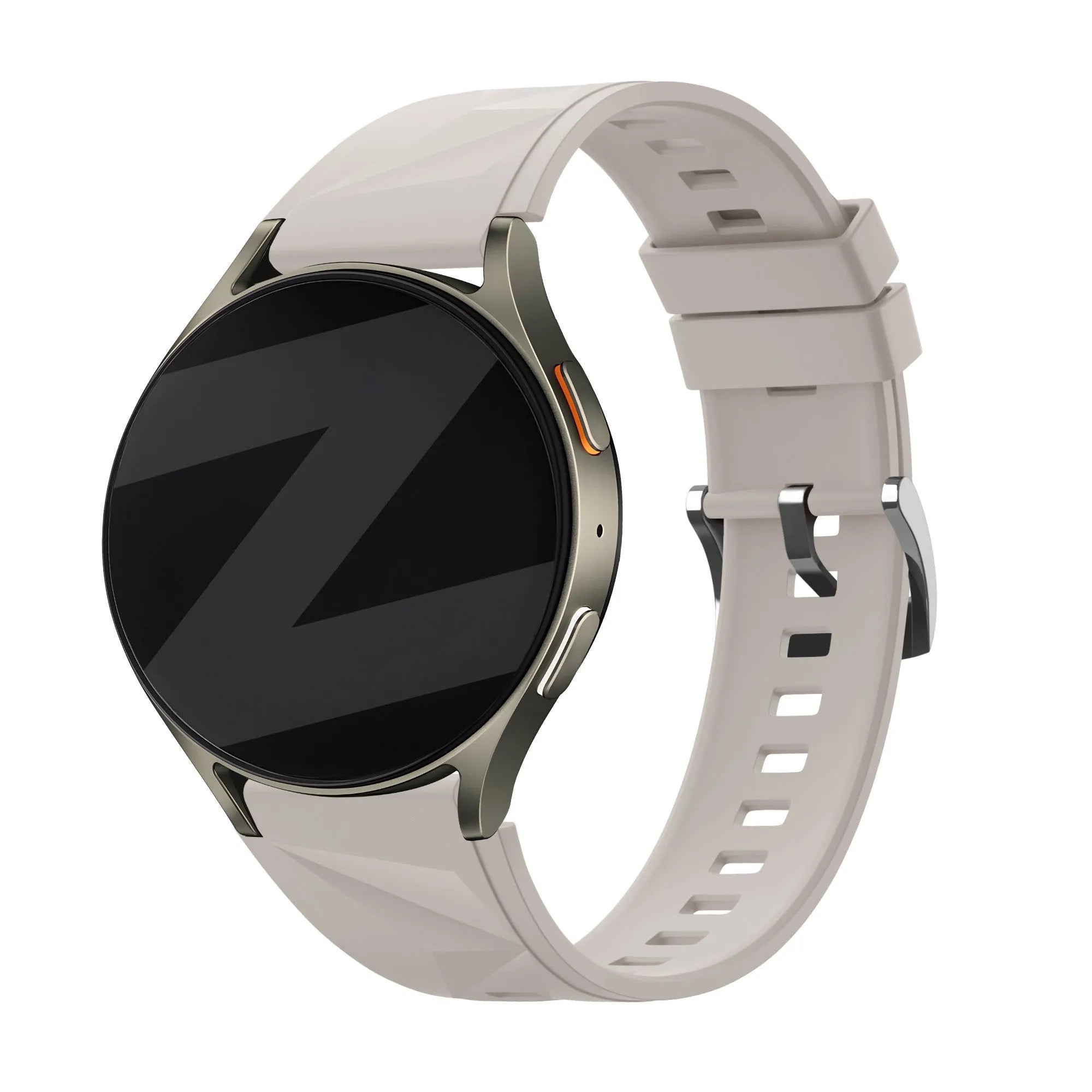 Bandz Bracelet silicone 'Easy Fit' Fossil Gen 6 - 42mm (lumière stellaire)