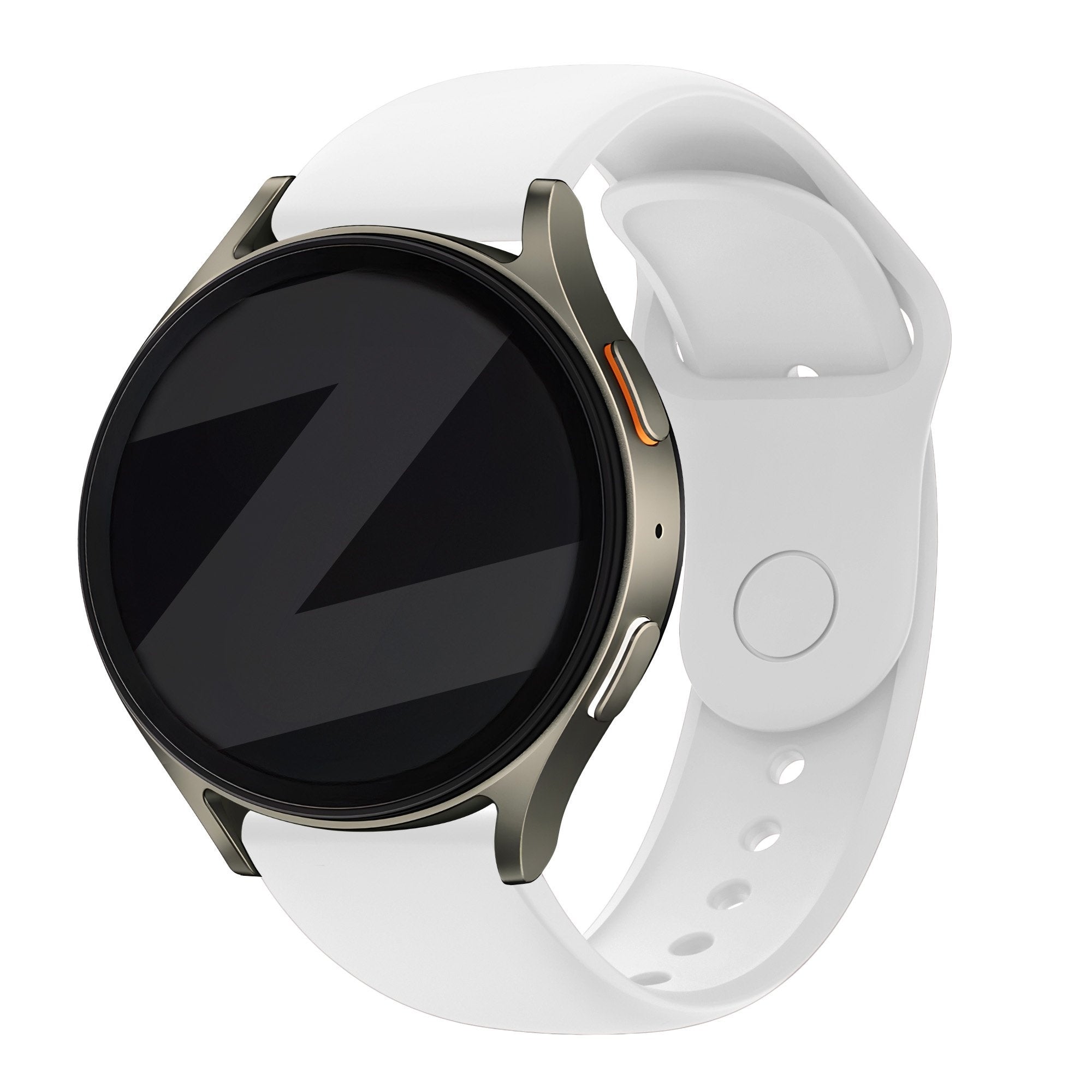 Bandz Bracelet sport 'Easy Fit' Samsung Galaxy Watch 6 Classic 43mm (blanc)