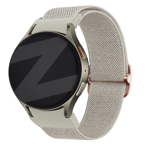 Bandz Bracelet elastique 'Easy Fit' Samsung Galaxy Watch FE (beige)