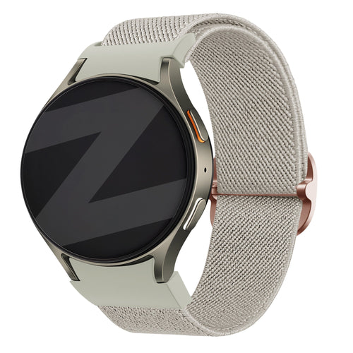 Bandz Bracelet elastique 'Easy Fit' Samsung Galaxy Watch FE (beige)