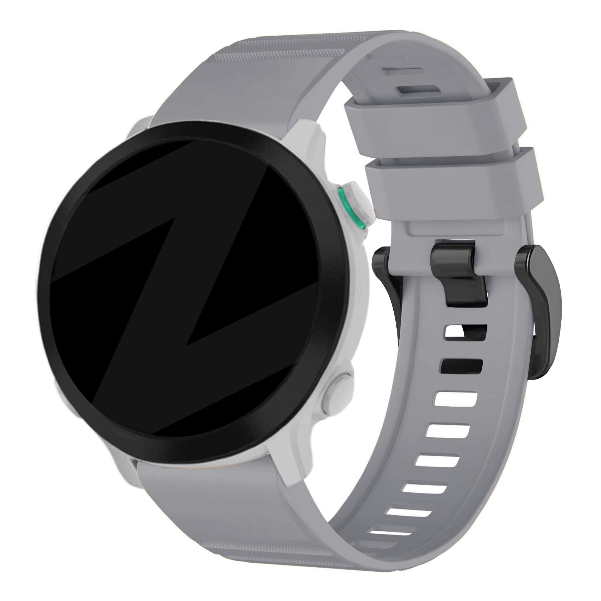 Bandz Bracelet silicone avec boucle Garmin Forerunner 965 (gris)