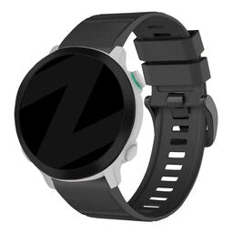 Bandz Bracelet silicone á boucle Garmin Instinct 3 - 45mm (noir)