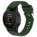 Bracelet silicone glossy Garmin Instinct 3 - 45mm (vert armée)
