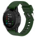 Bracelet silicone brillant Garmin Approach S70 - 42mm (vert militaire)