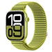 Strap-it Bracelet nylon Wave Apple Watch (vert)