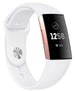 Bracelet sport Fitbit Charge 3 (blanc)