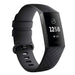 Bracelet silicone Fitbit Charge 4 (noir)