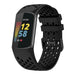 Bracelet silicone avec trous Fitbit Charge 5 (noir)