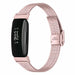 Bracelet acier inoxydable Fitbit Inspire (rose)