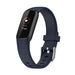 Bracelet silicone Fitbit Luxe (bleu foncé)