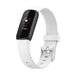 Bracelet silicone Fitbit Luxe (blanc)