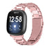 Bracelet acier Fitbit Sense (rose)