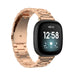Bracelet acier inoxydable Fitbit Sense (rose doré)