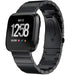 Bracelet métal Fitbit Versa (noir)