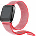 Bracelet nylon Fitbit Versa (rose vif)