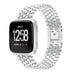 Bracelet acier poisson Fitbit Versa (argent)