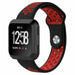 Bracelet sport Fitbit Versa (noir/rouge)