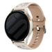 Bracelet silicone à fleurs OnePlus Watch 3 - 43mm (lumière stellaire/beige)