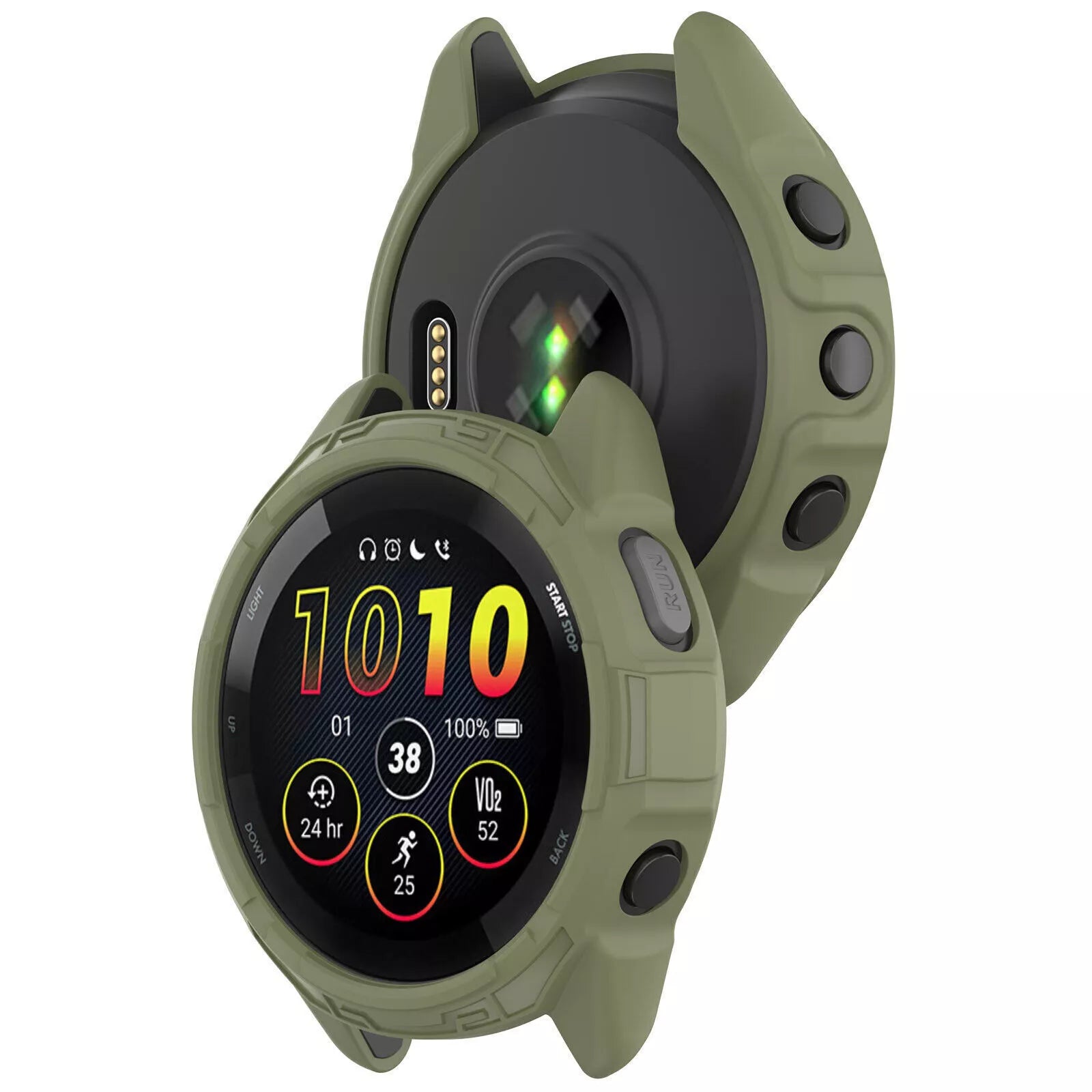 Coque TPU robuste Garmin Forerunner 265 (vert)