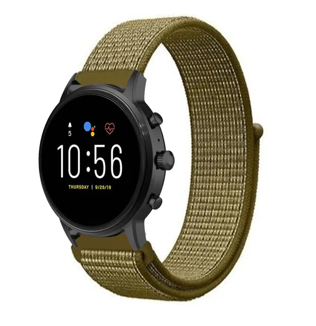 fossil-gen-5-nylon-band-olijfgroen