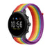 Bracelet nylon Fossil Gen 5 (arc-en-ciel)