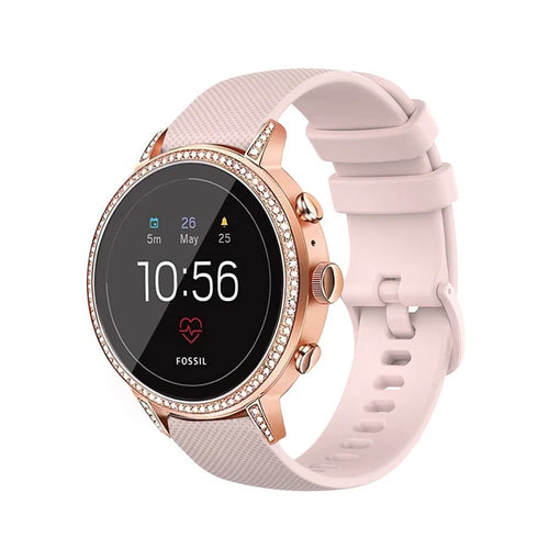 Bracelet silicone Fossil Gen 4 Venture HR (rose)