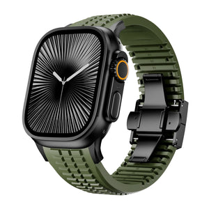 Bracelet silicone Premium Apple Watch (vert)
