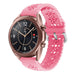 Bracelet silicone à motifs Samsung Galaxy Watch 3 41mm (rose vif)