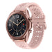 Bracelet silicone à motifs Samsung Galaxy Watch 3 41mm (rose)