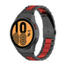 Bracelet maillons acier Samsung Galaxy Watch 4 40mm (noir/rouge)