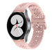 Samsung Galaxy Watch 4 44mm Patterned Silicone Strap (Pink)