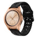 Bracelet silicone à motifs Samsung Galaxy Watch 42mm (noir)