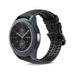 Samsung Galaxy Watch 46mm Silicone/Leather Strap (Black)