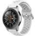 Bracelet silicone avec trous Samsung Galaxy Watch 46mm (blanc)